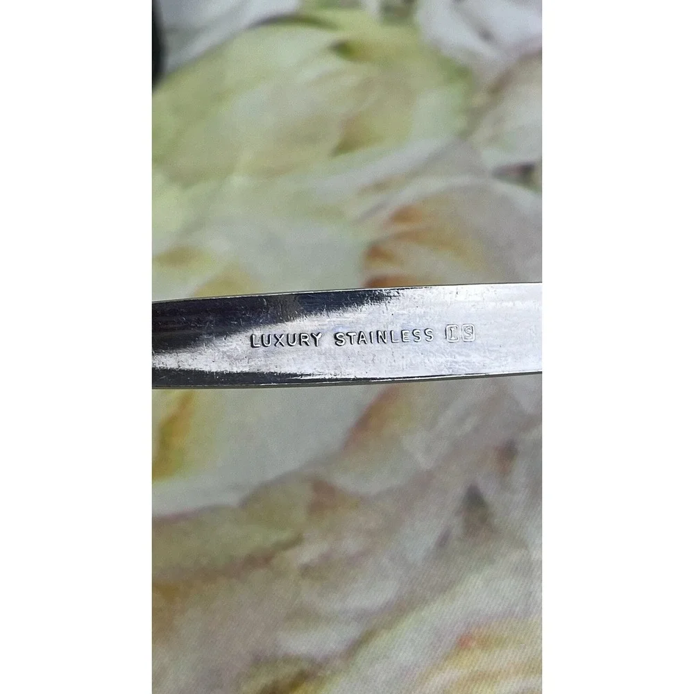 International Silver Luxury Stainless Flatware INS174 Spoon Serving Spoon Fork